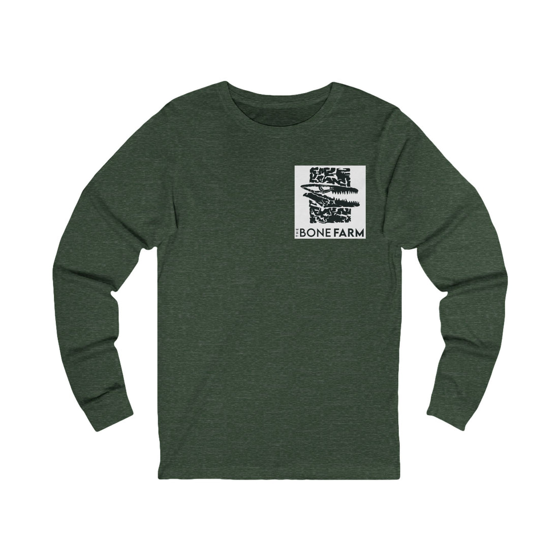 The Bone Farm Long Sleeve Tee — Raptor Logo Shirt